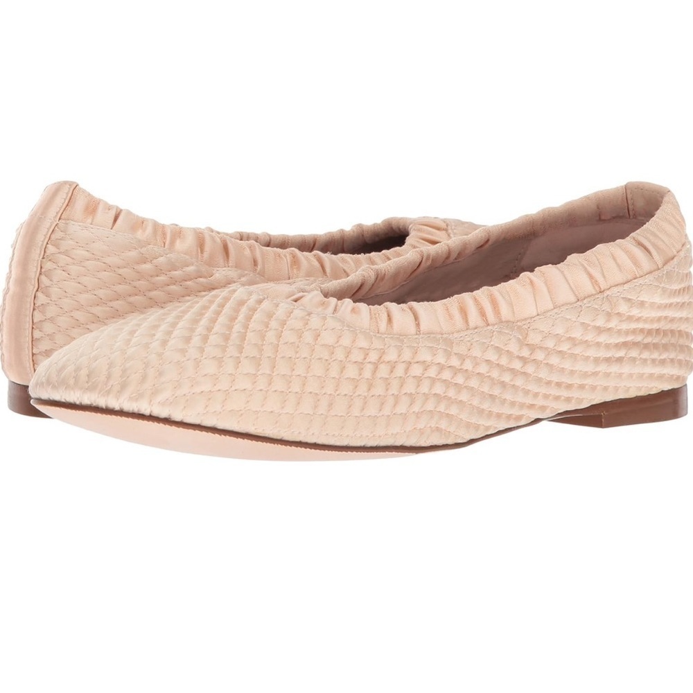 Stuart Weitzman CIXW sateen quilted slip on ballet‎ flats Sz 6 new